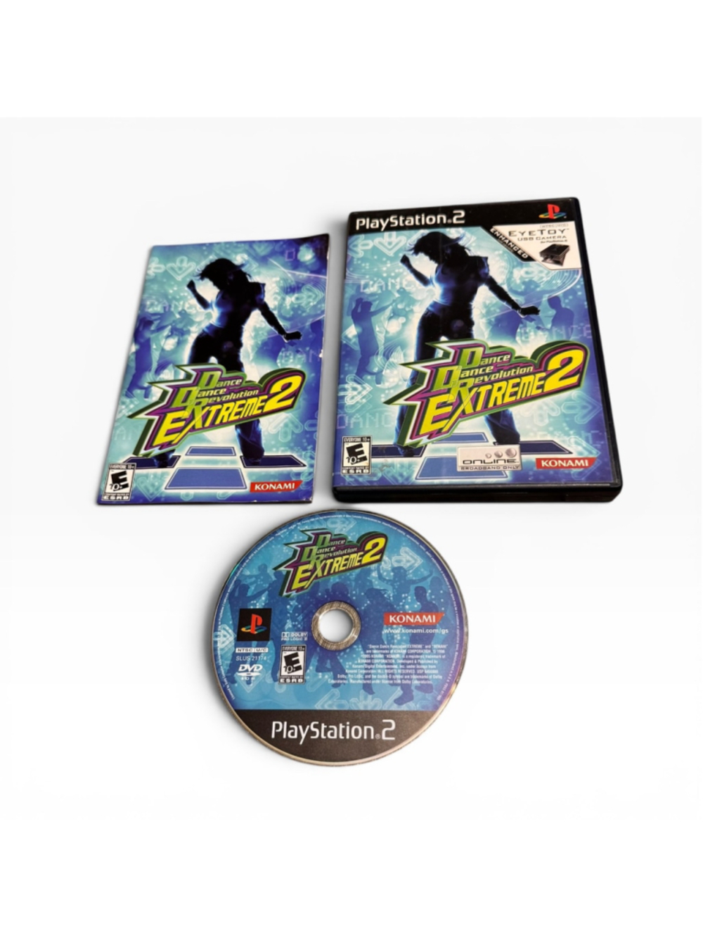 Ps2 Konami Dance Dance Revolution Extreme 2 PlayStation 2 Video Game Cib